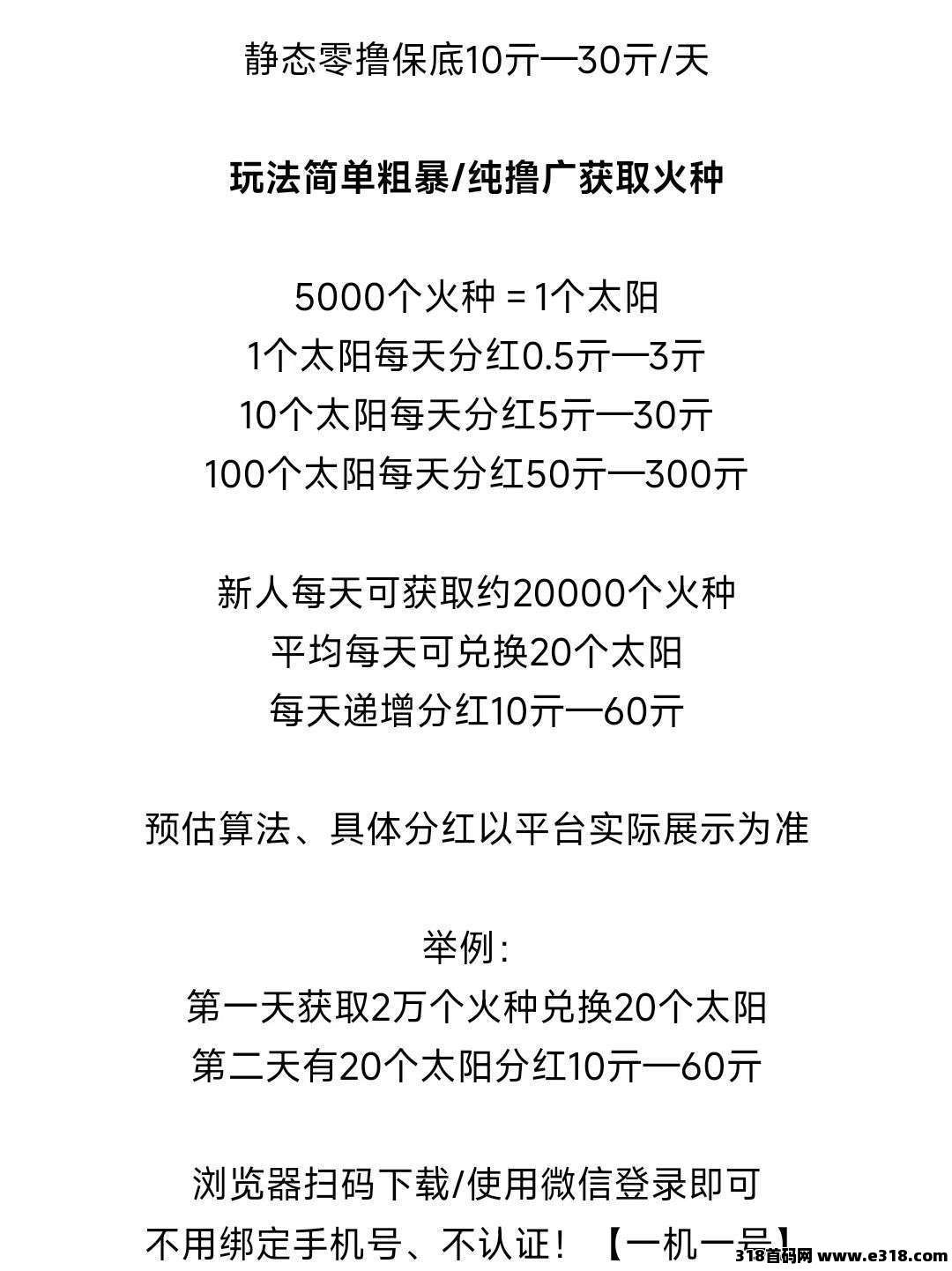霸气云天首码，保底收益高，零撸广告赚，无需养机，全程永久零撸