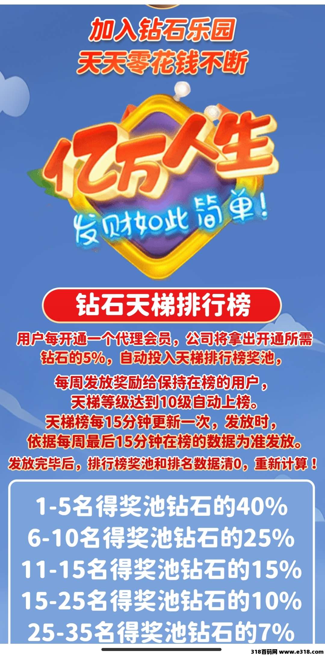 钻石乐园，招爬塔选手，官方兜底，提米秒到