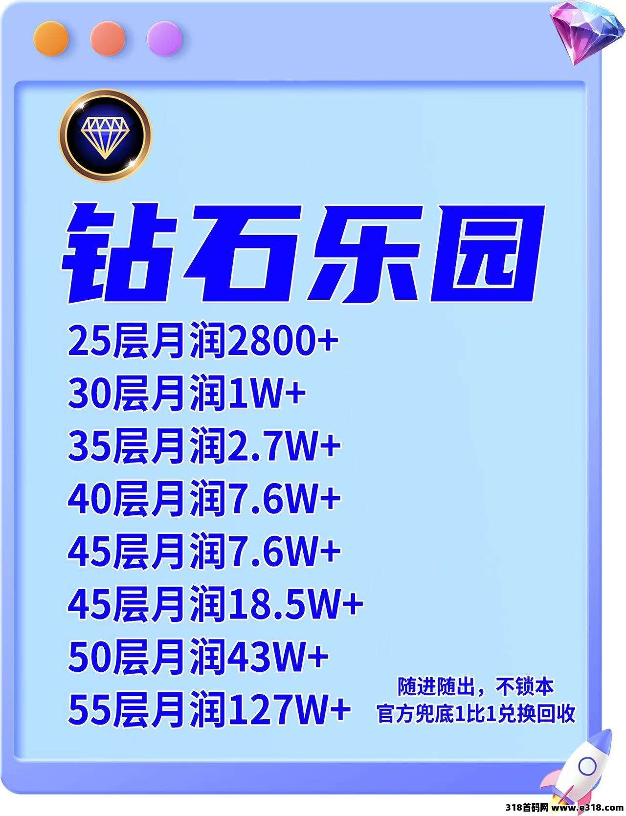 钻石乐园，官方兜底秒提，来打团对接