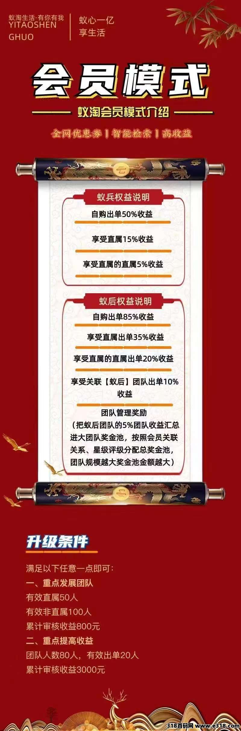 蚁淘超零撸