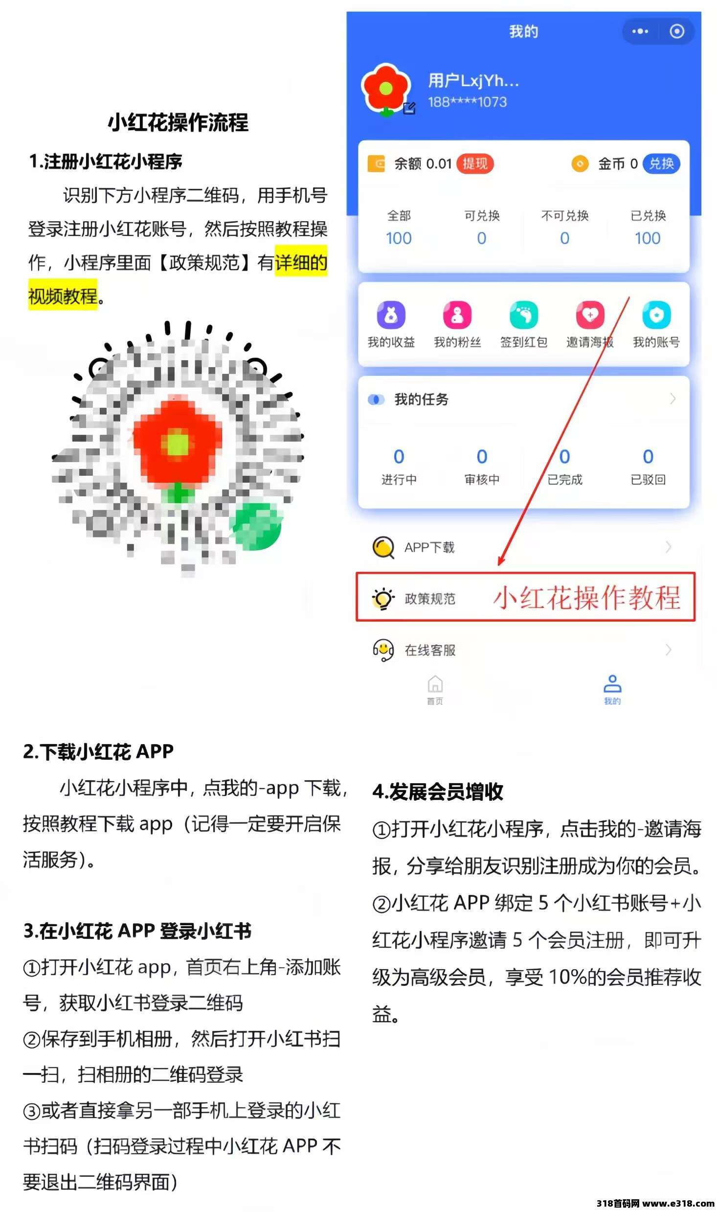 小红花0门槛副业：自动代发帖，不占用你的时间