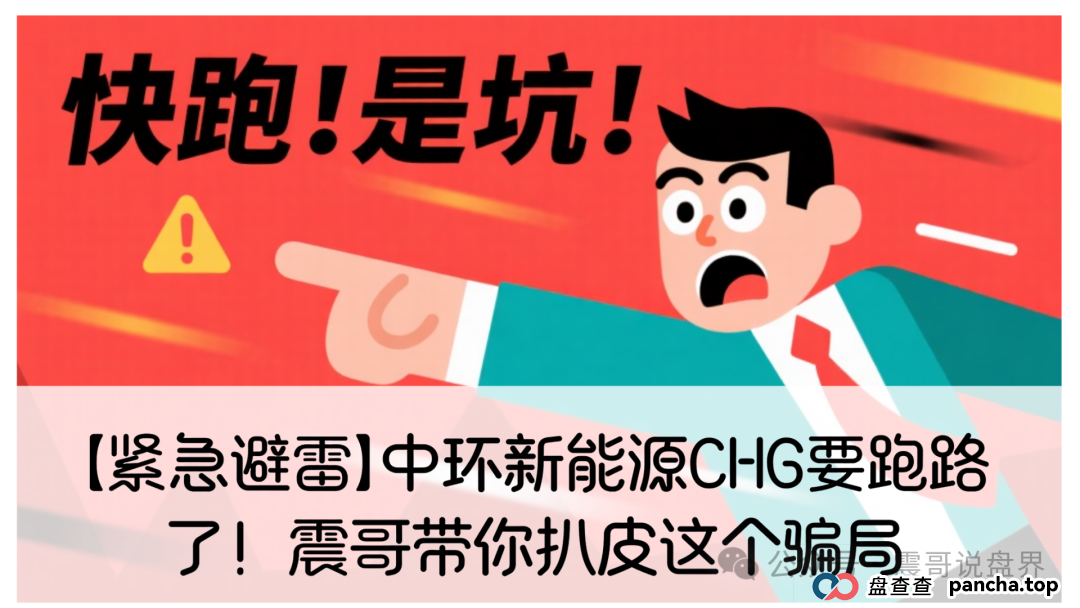 【紧急避雷】中环新能源CHG要跑路了！震哥带你扒皮这个骗局
