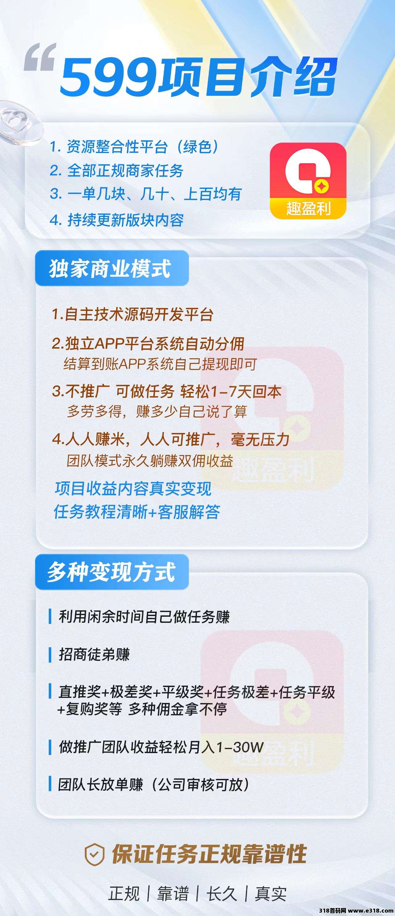 【趣盈利】高价任务+自动打金，人人可做，多版块长期收益！